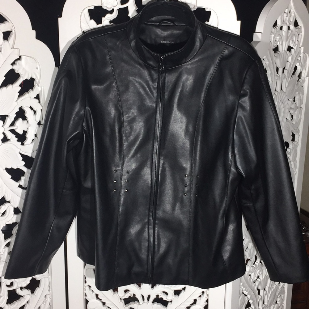 Colebrook Classics faux leather WMNS zip up Jacket